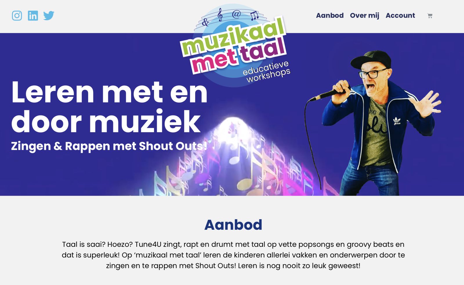 Muzikaal met taal